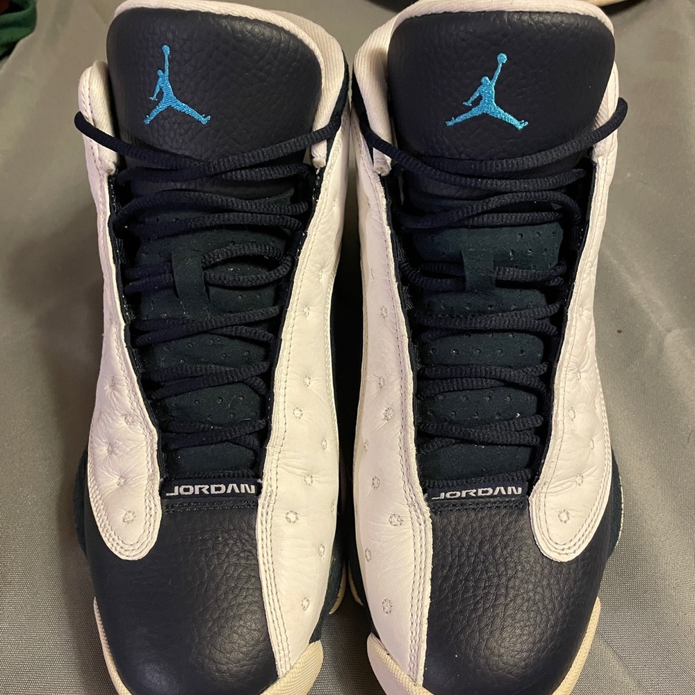Jordan Air Jordan 13 Retro Obsidian White Dark Blue Powder Blue Men’s 9.5
